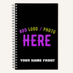 CARNET MARQUE VERIFIEE NOIRE PERSONNALISABLE MODERNE ET C