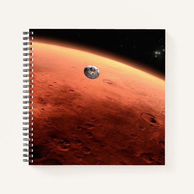 Carnet Mars Science Laboratory approchant Mars. (Devant)