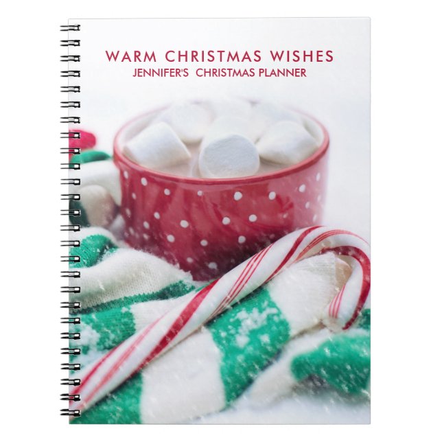 Carnet Marshmallows au cacao chaud & Noël Sucre de canne (Devant)