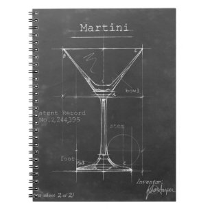 Carnet Martini noir et blanc Plan directeur