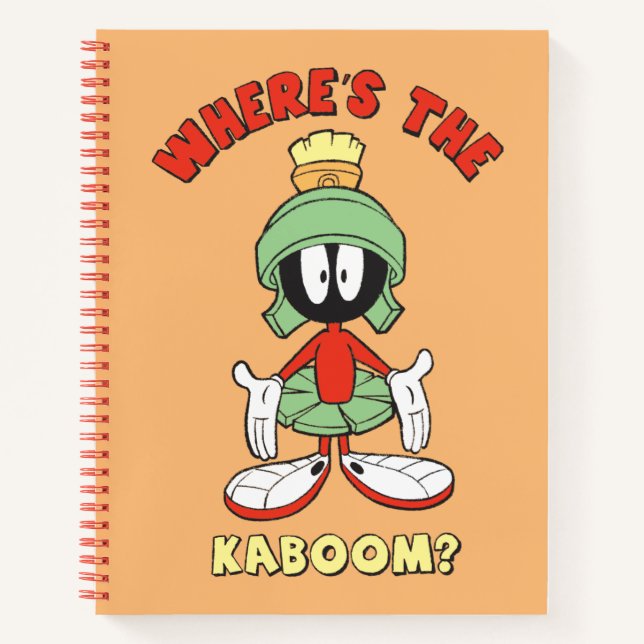 Carnet MARVIN LE MARTIAN™ Où est le Kaboom ? (Devant)