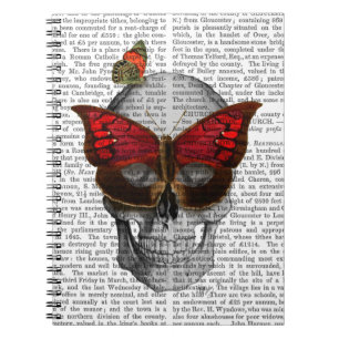 Carnet Masque papillon rose