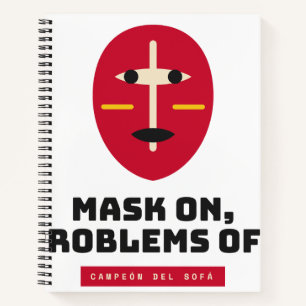 Carnet Masque sur problèmes éteints Champion de canapé Ca