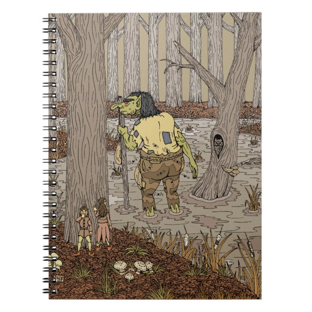 Carnet Masquer le troll de fond d'âne (Devant)