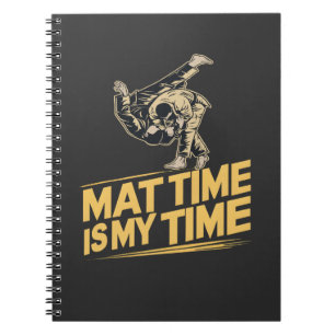 Carnet Mat Time est mon temps Jiu Jitsu Mat Mastercard BJ