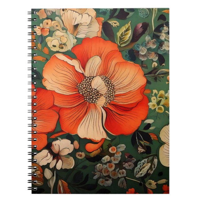 Carnet matelots Floral Pattern (Devant)