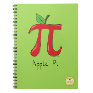 Carnet Math Apple Pi Symbole Enseignant Cute Carton