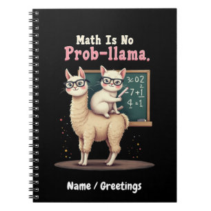 Carnet Math Is No Prob-llama Fun & Cute Math Inspiration
