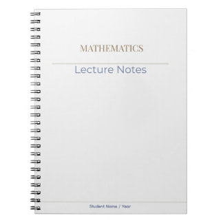 Carnet Mathematics Notebook – Minimal Academic Edition