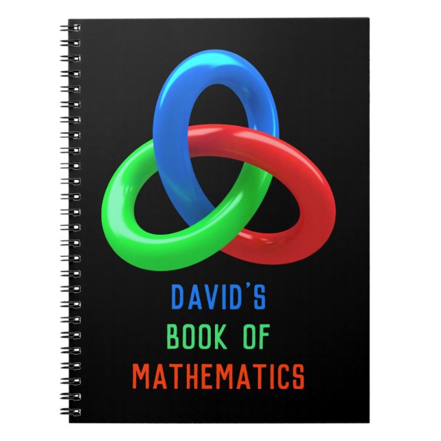 Carnet Mathématiques (Devant)