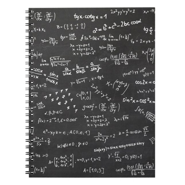 Carnet Maths Blackboard (Devant)