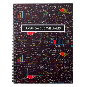Carnet Maths / Physics Equation - Your Name /Monogram