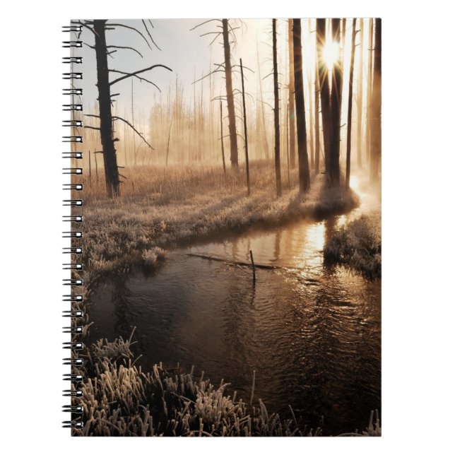Carnet Matin givré de Yellowstone (Devant)