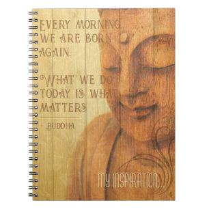 Carnet Matin Mantra Daily Affirmation Bouddha Citation