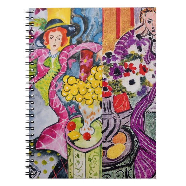 Carnet Matisse représente avec humour le monde des femmes (Devant)