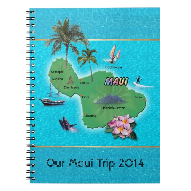Carnet Maui Map (Devant)