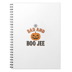 Carnet Mauvais et Boo Jee Halloween Citrouille Graphique_