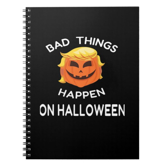 Carnet Mauvais Halloween Drôle Trumpkin Pour Votre Frien (Devant)
