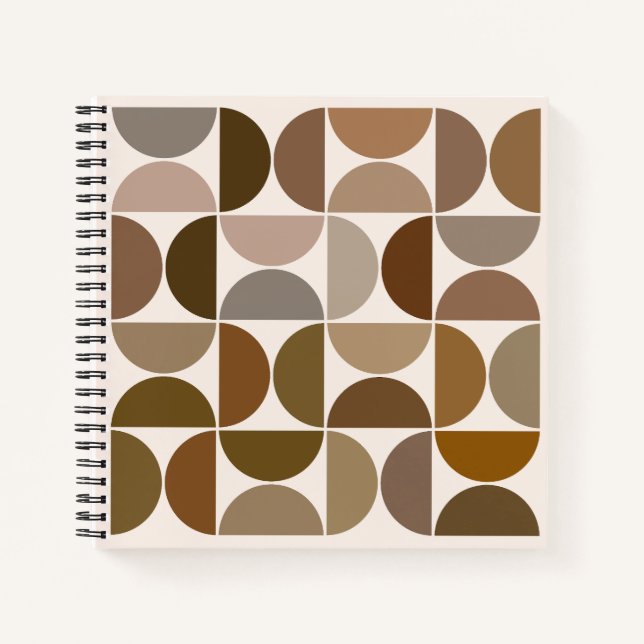 Carnet MCM Semi-cycles Browns+Cream Big Motif (Devant)