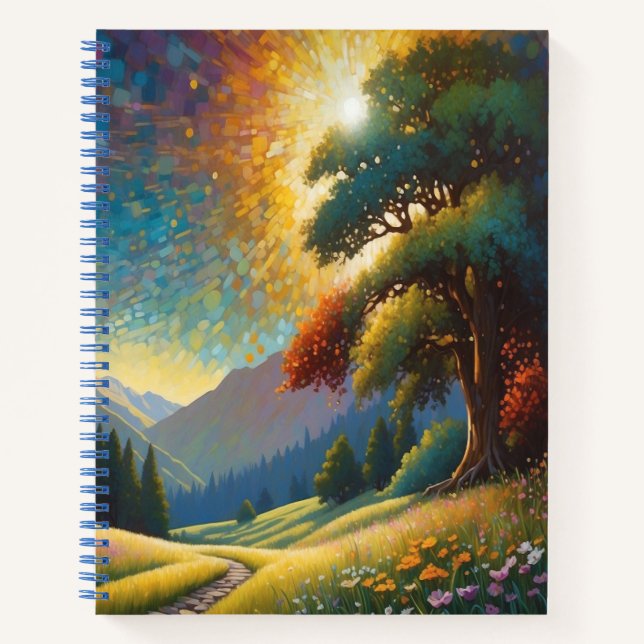 Carnet Meadow Flowers Colorful Art (Devant)