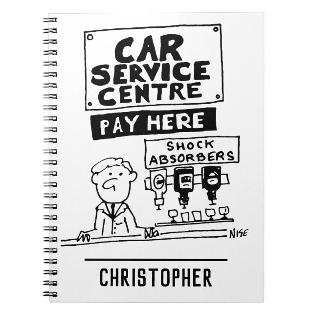 Carnet Mécanique du Centre de service automobile et amort (Devant)