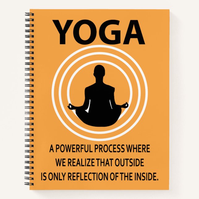 Carnet Méditation yoga Yoga (Devant)