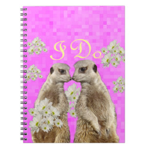 Carnet Meerkats I Do Wedding Day,  Notebook