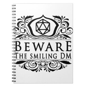 Carnet Méfiez-vous du DM V4 souriant