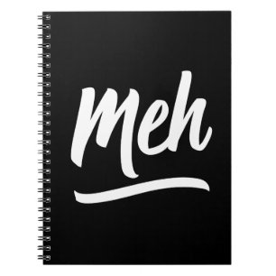 Carnet Meh Typographie