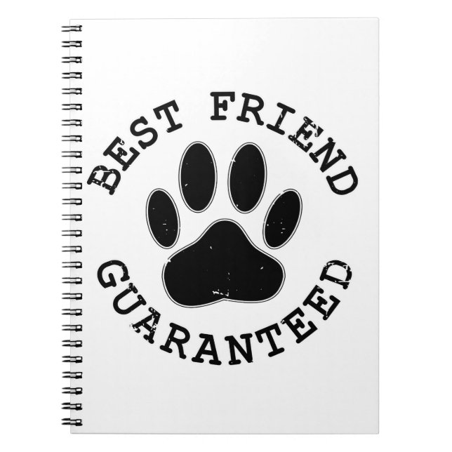 Carnet Meilleur Ami Garanti De Chien En Perte (Devant)