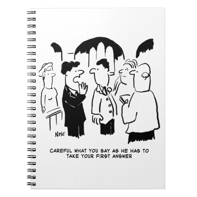 Carnet Meilleur homme Avertissement à la mariée (Devant)