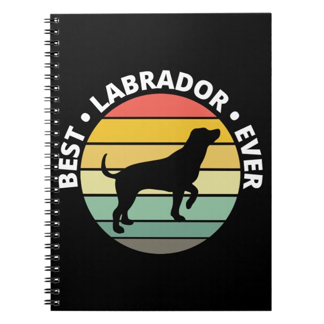 Carnet Meilleur laboratoire anglais Labrador Retriever (Devant)