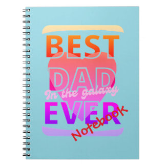 Carnet Meilleur papa de la galaxie de tous les temps
