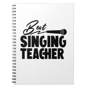 Carnet Meilleur professeur de chant