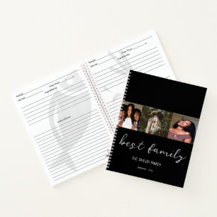 Carnet Meilleure famille Recette Collage photo Script noi