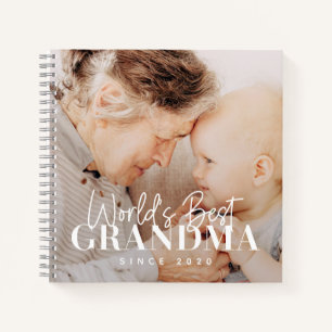 Carnet Meilleure grand-mère du monde depuis 20XX Photo si