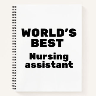 Carnet Meilleure infirmière adjointe du monde