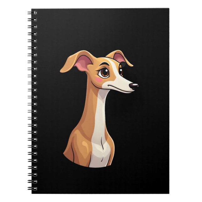 Carnet Meilleure vie avec Arabian Greyhound Long Sleeve T (Devant)