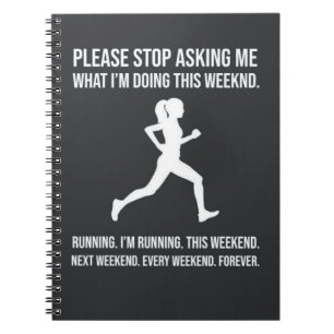 Carnet Meilleures Présentations Pour Un Coureur Pour Sa F