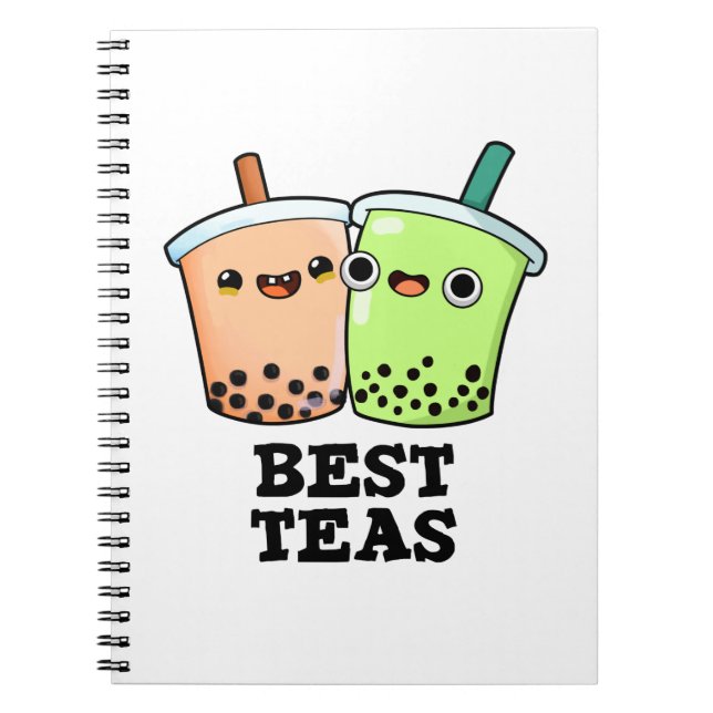Carnet Meilleures Thés Blagues Meilleures Amies Boba Thé  (Devant)