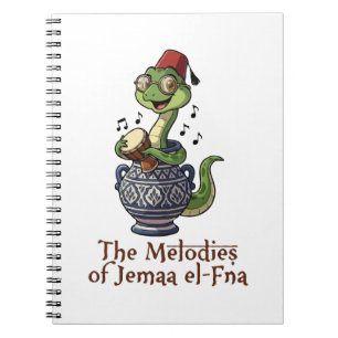 Carnet Mélodies de Jemaa el-Fna Mascotte du batteur Cobra