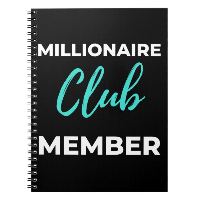 Carnet Membre du Club Millionnaire (Devant)