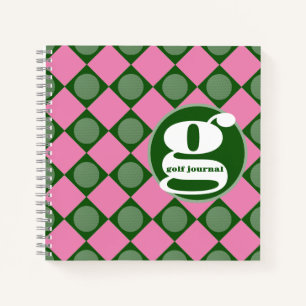 Carnet membre Lady Golfer personnalisé / Journal