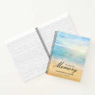 Carnet Mémorial ou Funeral Beach Océan