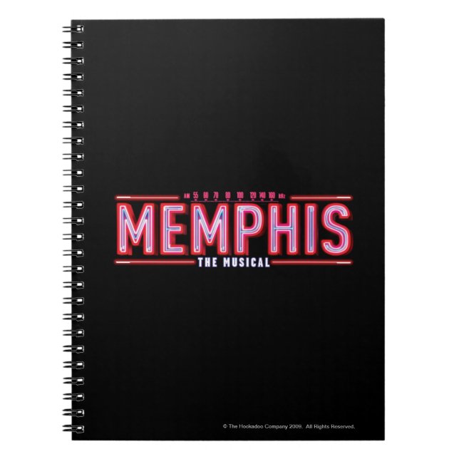 Carnet MEMPHIS - le logo musical (Devant)