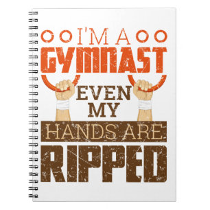 Carnet Mens Gymnastique Garçon Gymnaste Mains arrachées