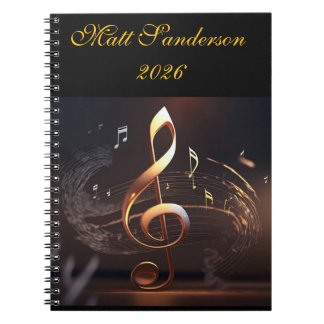 Carnet Men's Personal Spiral Photo Notebook