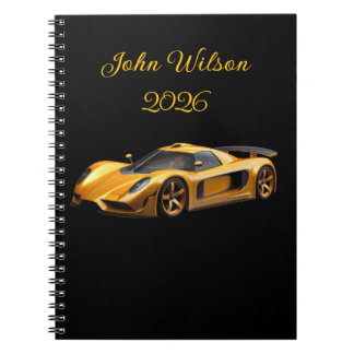Carnet Men's Personalised 2026 Spiral Photo Notebook