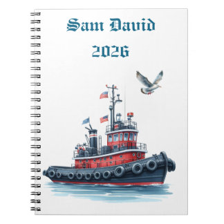 Carnet Men's Personalised 2026 Spiral Photo Notebook