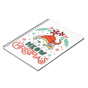 Carnet Meow Christmas, Merry Christmas